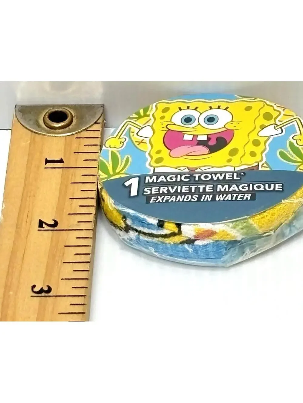Nickelodeon SpongeBob SquarePants Magic Expanding Towel Compressed Novelty Fun